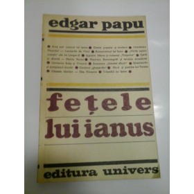 Fetele  lui  Ianus  -  Edgar PAPU  -